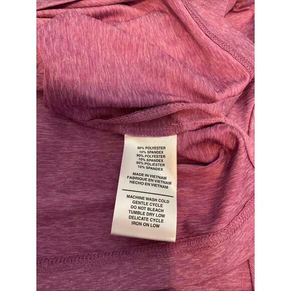 London Fog Men's Poly Textured Space Dye Polo Medium Iris NWT - Picture 6 of 6